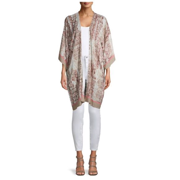 NEW WITH TAGS WOMEN Ladies Time & Tru Cover-up/kimono/robe Size L-XL. - Picture 1 of 5